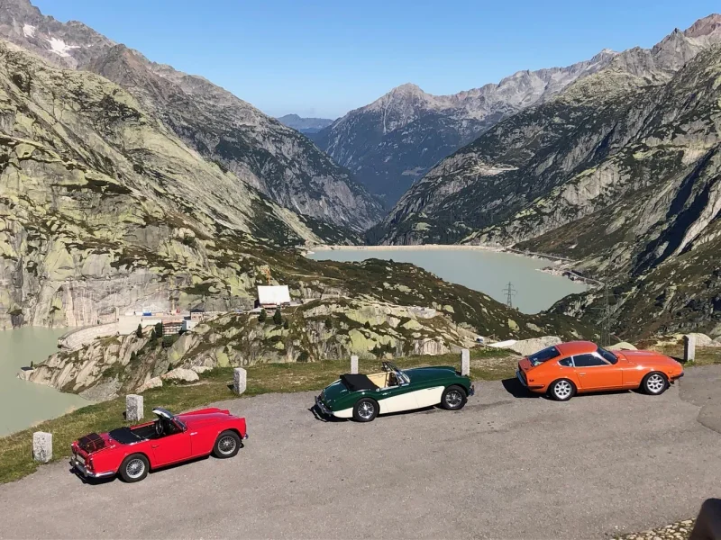 Jonathan's & Carolyn's BJ7 in the Swiss Alps 2019