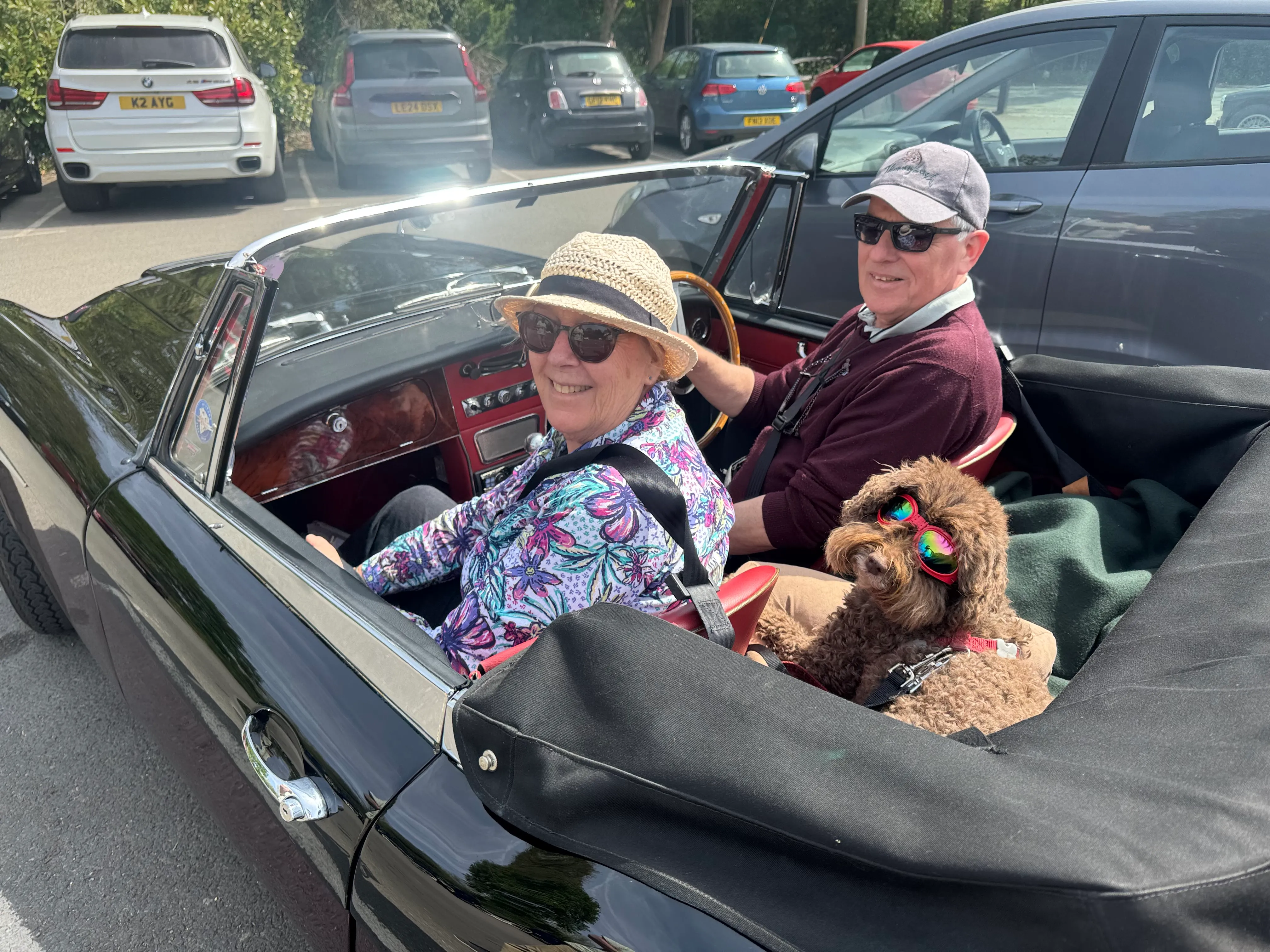 The Southern Summer '26 look? Piper and his team, Cathy and Steve, at the Drive Day Treasure Hunt