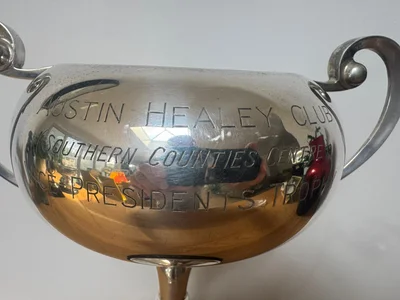 Vice Presidents Trophy, detail: "Austin Healey Club, Southern Counties Centre, Vice Presidents Trophy"
