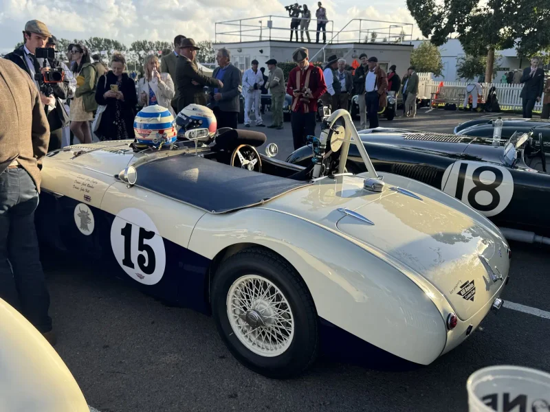 Pre-race photos of DHD100 at The Goodwood Revival Freddie March Trophy