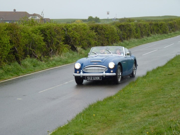 Austin Healey Cars on scenic drive