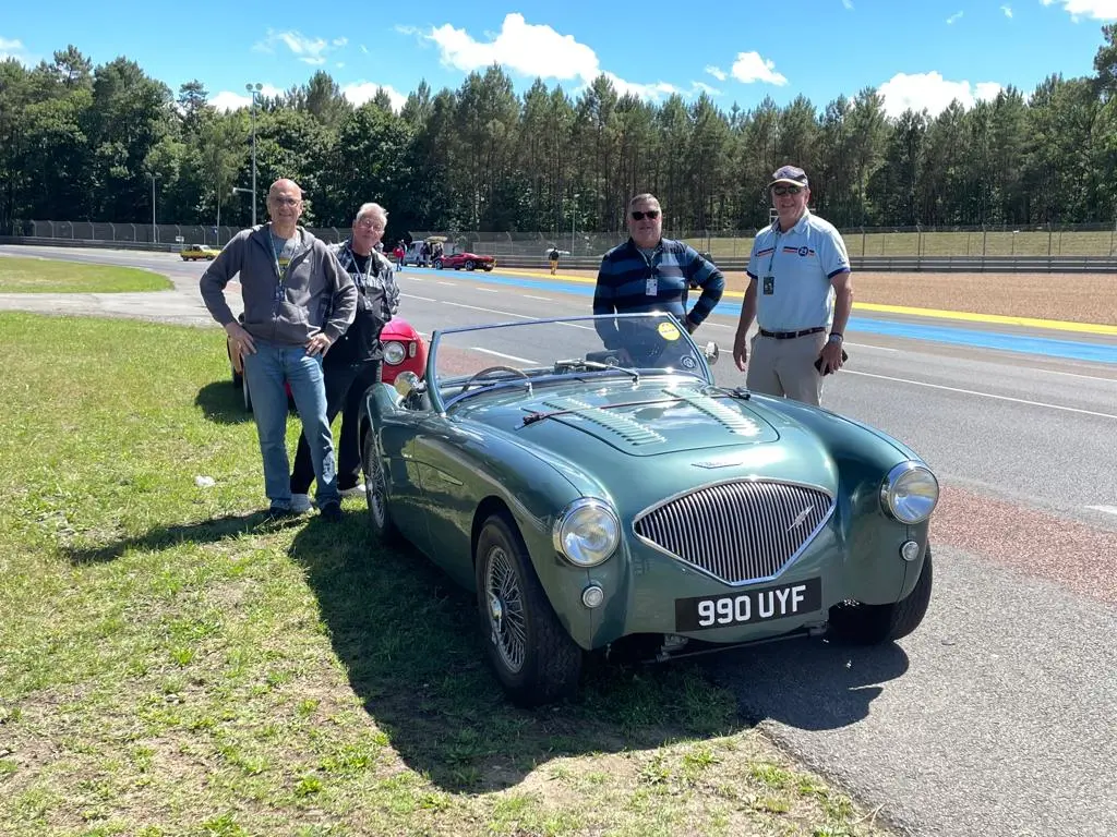 Julian's Austin Healey 3000 BN2 "M" Spec at Le Mans Classic