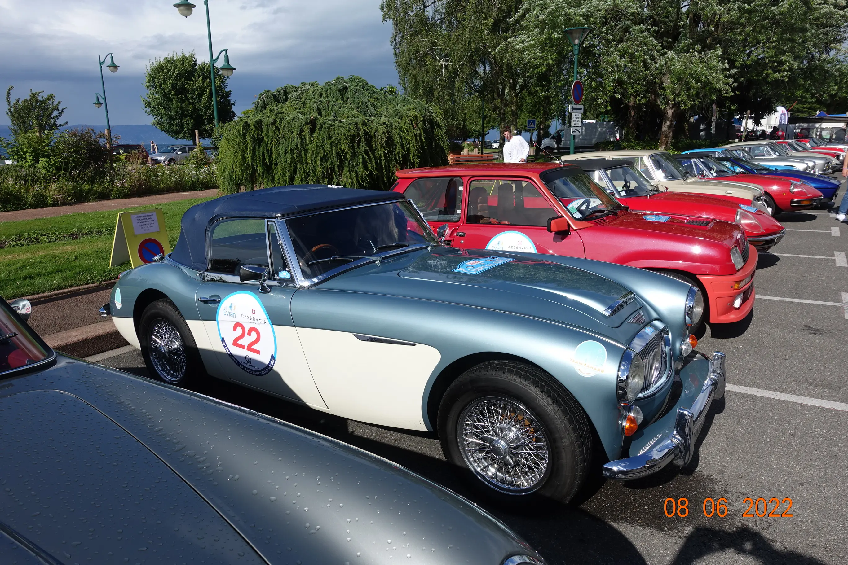 John's 1964 Austin Healey BJ8, 2022 Coupe Des Alpes Rally